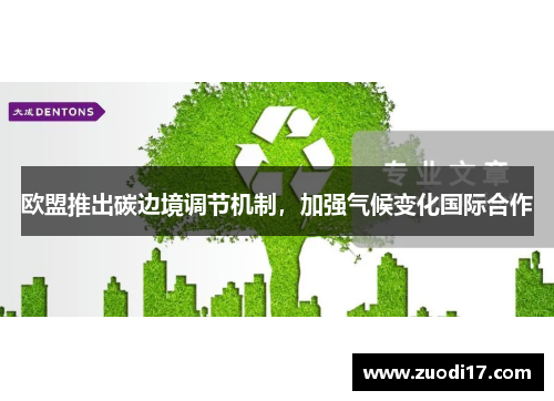 欧盟推出碳边境调节机制，加强气候变化国际合作
